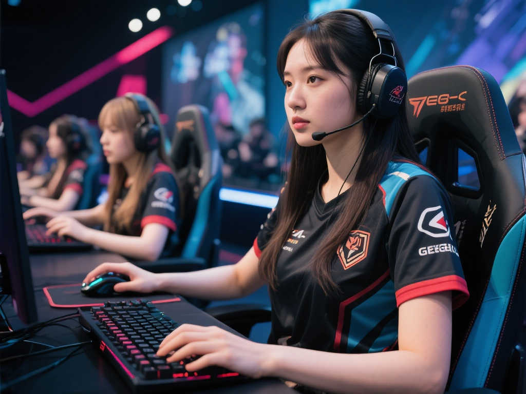电竞女选手登上职业赛场，打破性别壁垒